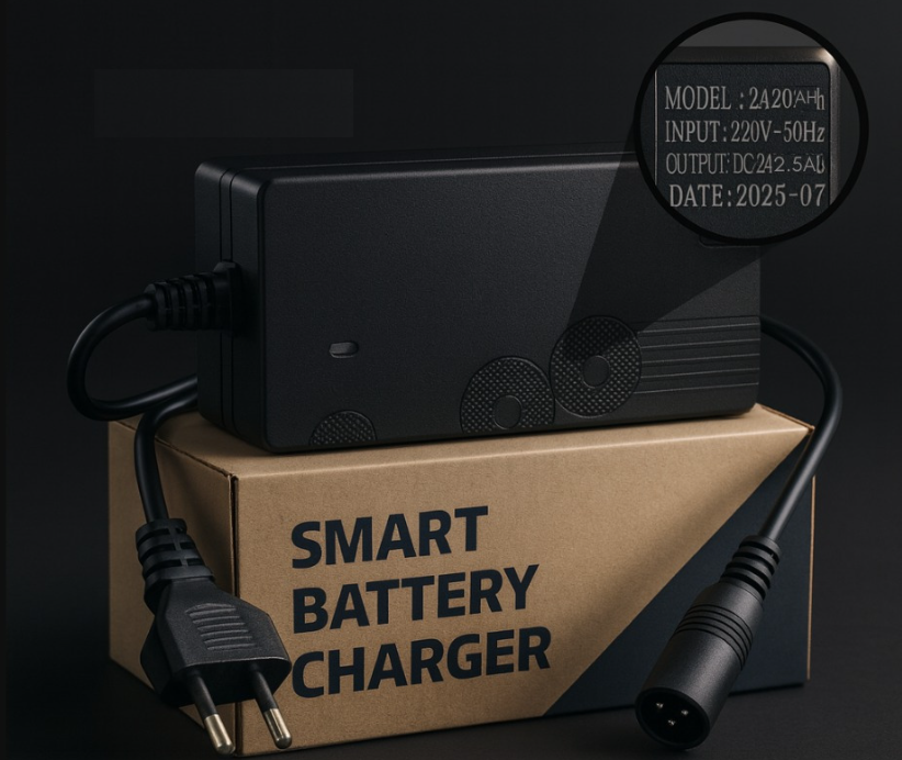 BATTERY CHARGER 24VOLT-20AH 