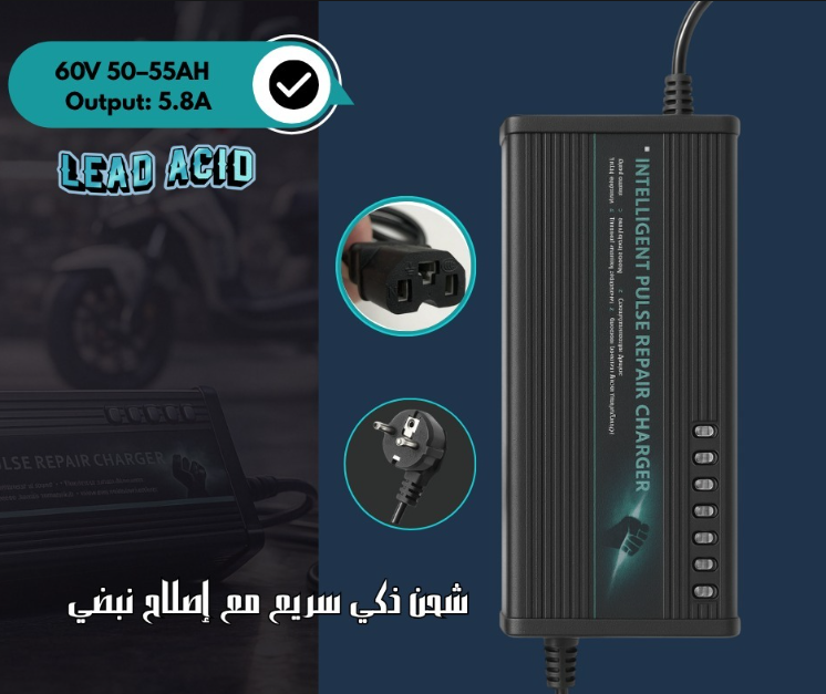 BATTERY CHARGER 60VOLT-50AH