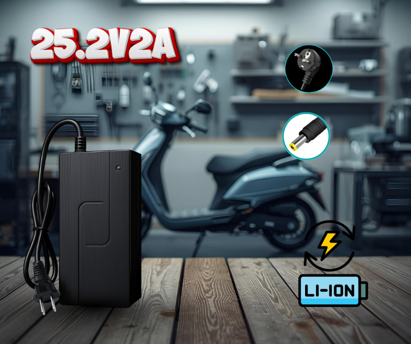 LITHIUM BATTERY CHARGER 25.2VOLT-2AH