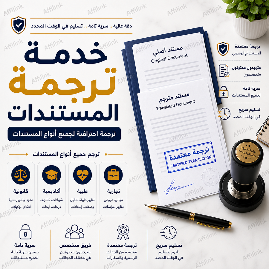 خدمة الترجمة الاحترافية