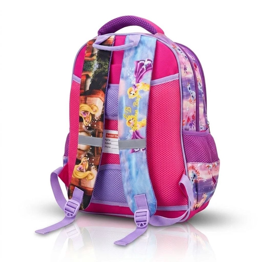 طقم  شنطة مدرسة  أطفالي ظهر  "Golden Bag brand " قلاب 3 وشوش مقاس 14- 3 قطع| Demand & Beyond