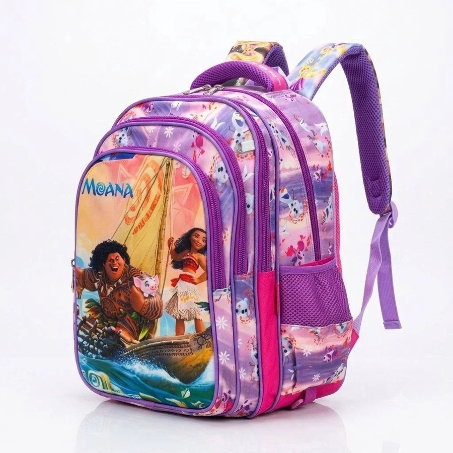 طقم  شنطة مدرسة  أطفالي ظهر  "Golden Bag brand " قلاب 3 وشوش مقاس 14- 3 قطع| Demand & Beyond