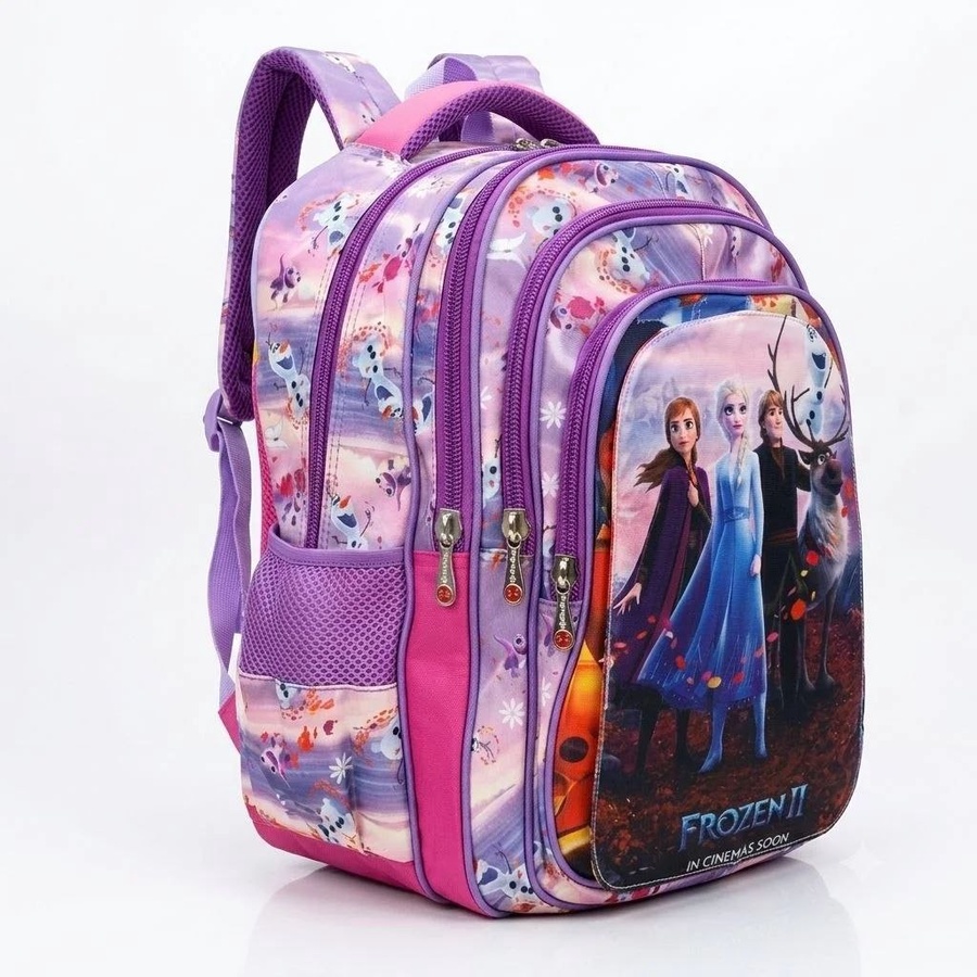 طقم  شنطة مدرسة  أطفالي ظهر  "Golden Bag brand " قلاب 3 وشوش مقاس 14- 3 قطع| Demand & Beyond