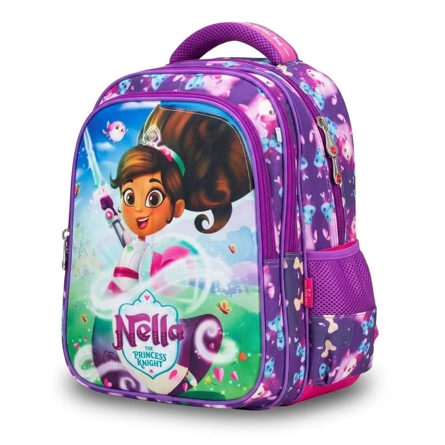 طقم شنطة مدرسة أطفالي ظهر "Golden Bag brand " قلاب 3 وشوش مقاس 14- 3 قطع| Demand & Beyond