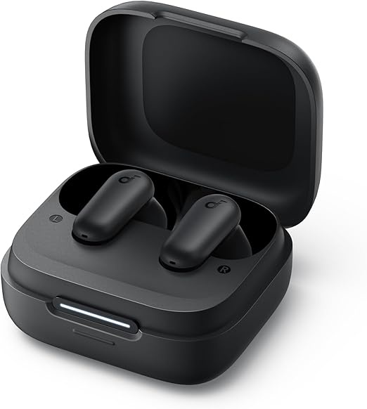 Anker Soundcore R50i NC Wireless Noise Cancelling Earbuds, 45H Playtime, Bluetooth 5.4, App Control - Black