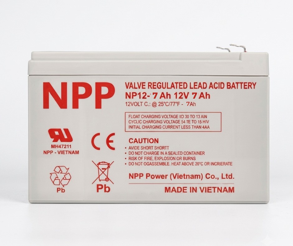NPP BATTERY 12VOLT-7AH