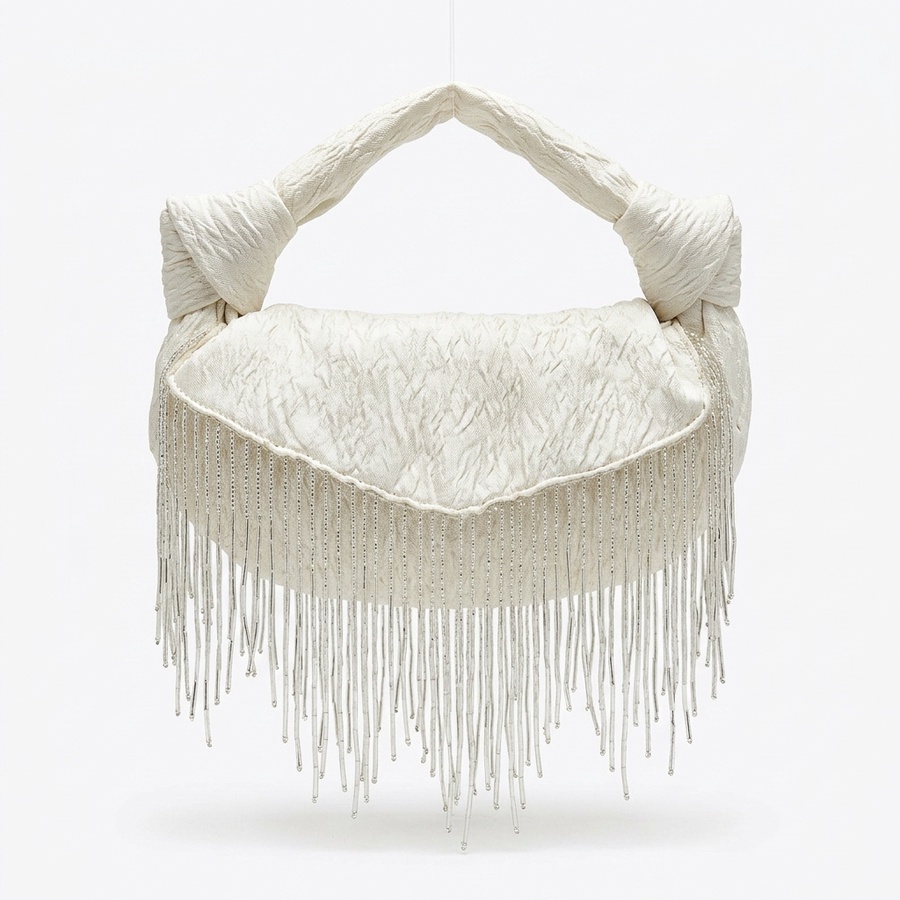 Ivory Cascade Bag