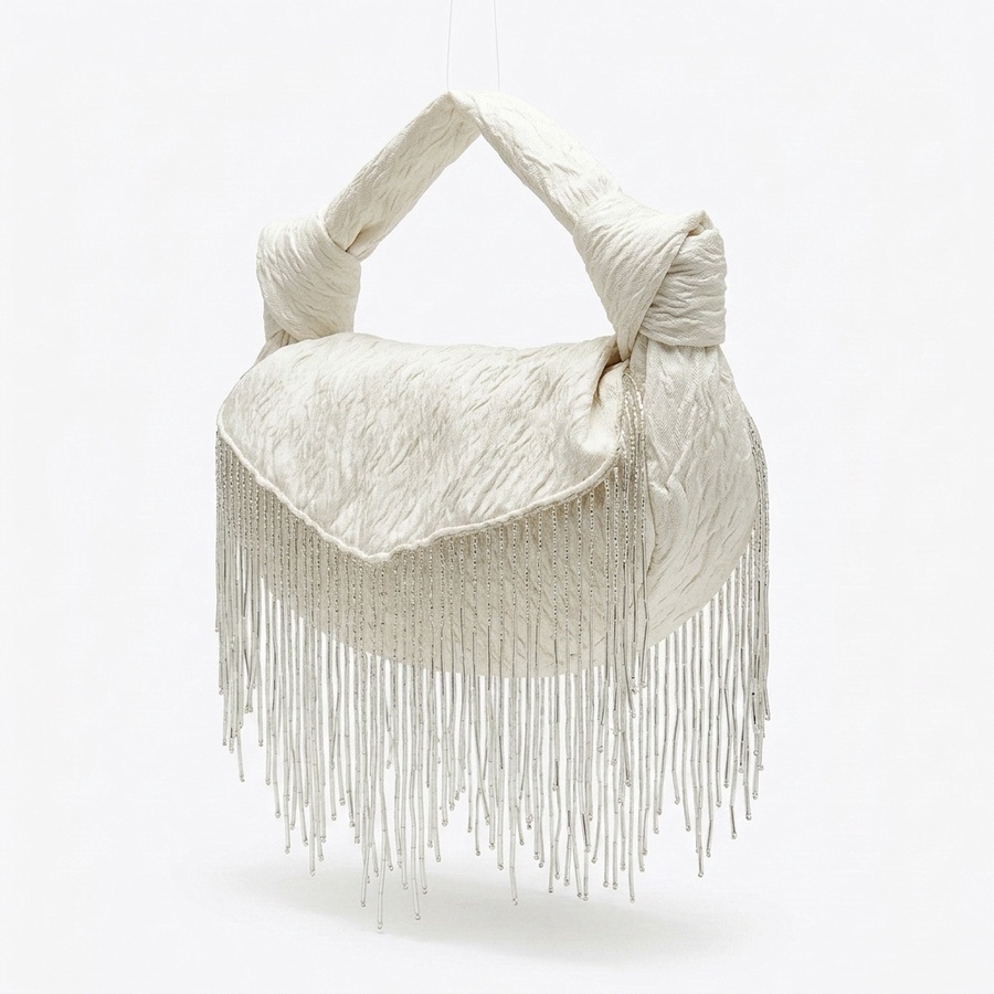 Ivory Cascade Bag