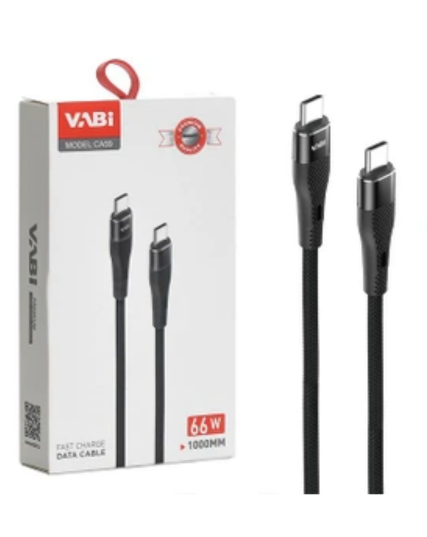 VABI CA59 Fast Charge Data Cable, USB to USB-C, 3A Fast Charging – 1M