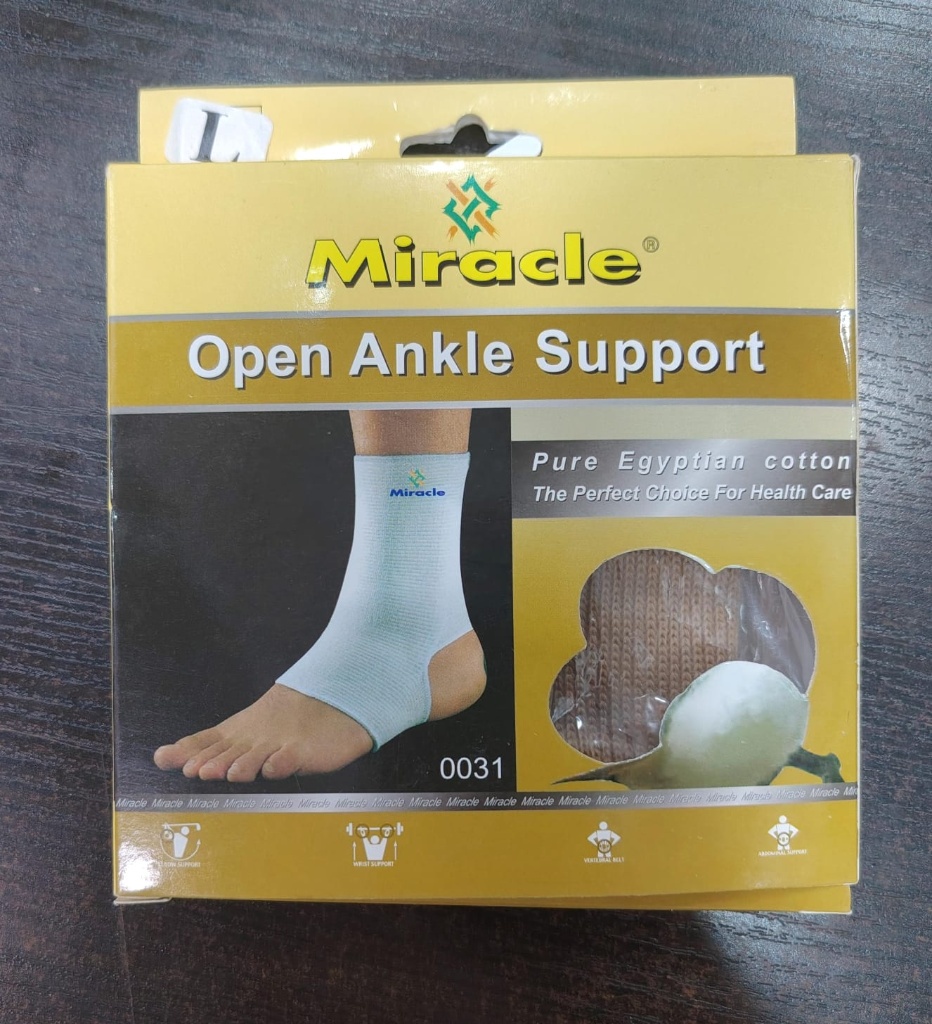 مشد كاحل طبي مفتوح من ميراكل - Miracle Open Ankle Support