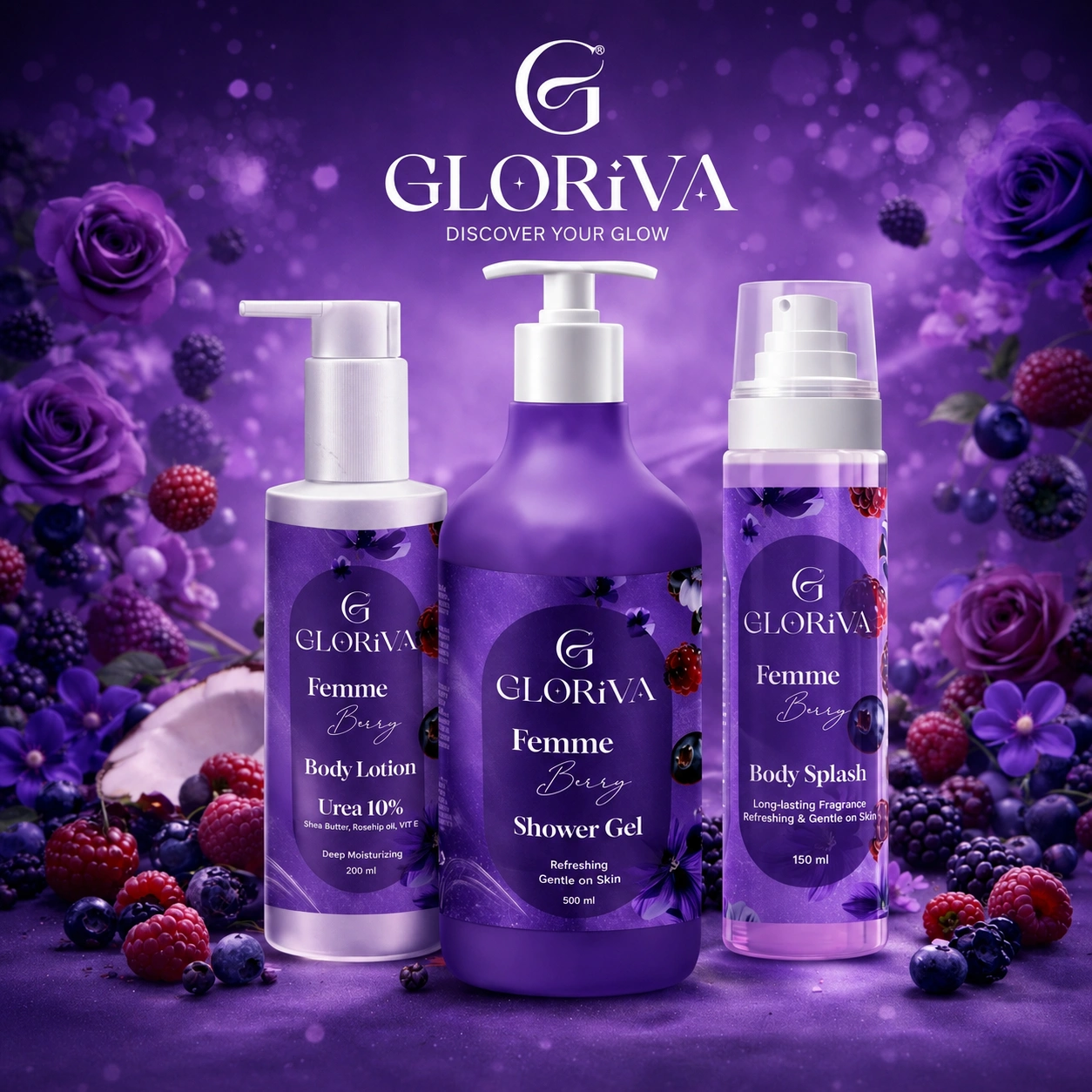 مجموعة  Femme Berry للعناية بالجسم 
