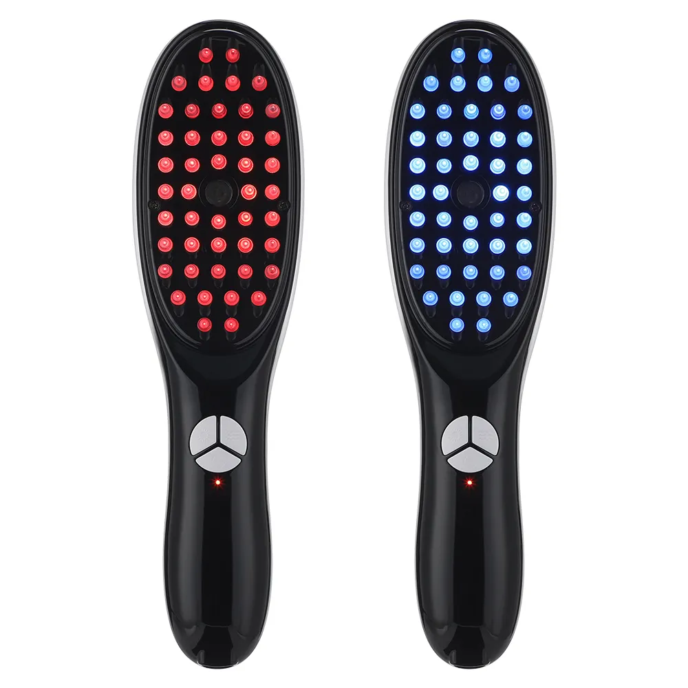 فرشاة علاج الشعر الليزرية 4 في 1 - لتكثيف الشعر وعلاج التساقط بتقنية LED