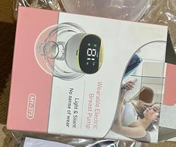 شفاط حليب كهربائي قابل للارتداء MY-373 - هادئ وخفيف بـ4 أوضاع و12 مستوى شفط