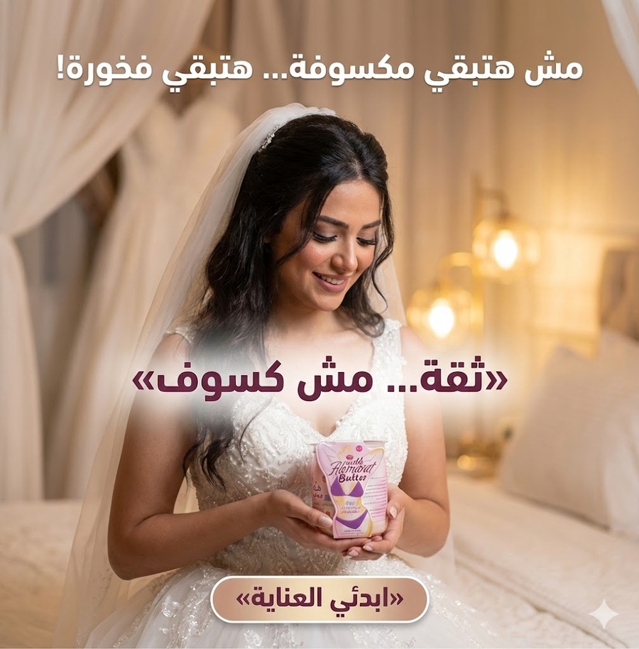 عروسة ماسكة المنتج — ثقة مش كسوف