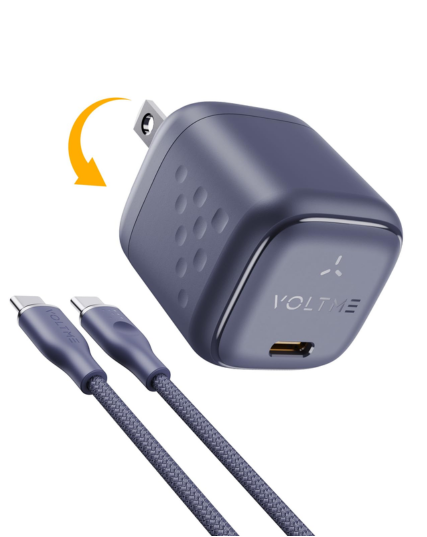 VOLTME Revo 30 Mini2 30W GaN USB-C Fast Wall Charger with USB-C Cable
