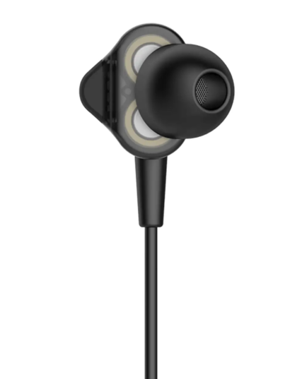 Tuddrom H3 In-Ear Wired Earphones with Dual Dynamic Drivers, Stereo Hi-Fi Sound, Deep Bass, Noise Isolation & Lightweight Design