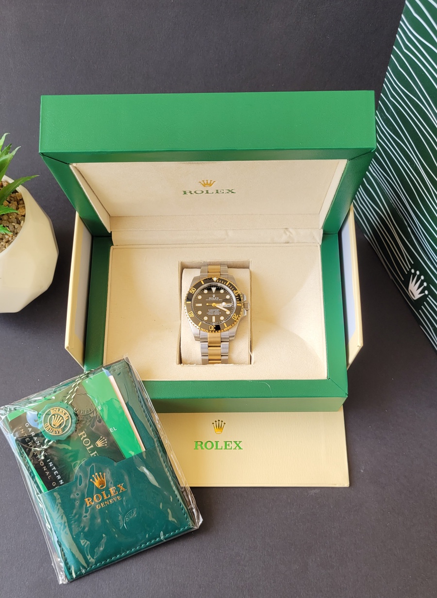 Rolex Submariner Two-Tone Black (Silver&Gold) Gold) – 