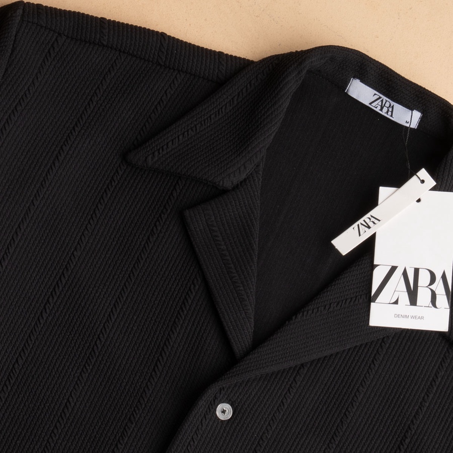 سوت ZARA جاكار PQ11 | قميص وشورت قطن 100% للجنسين