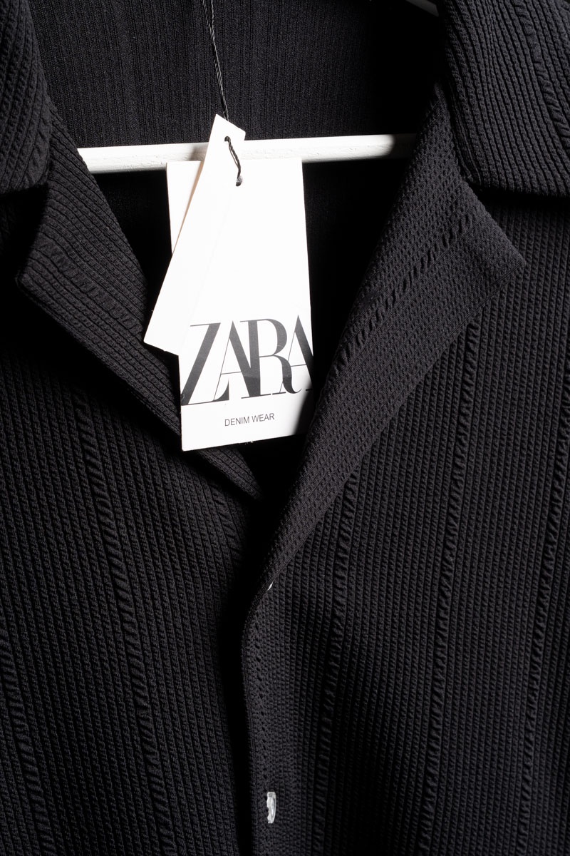 سوت ZARA جاكار PQ11 | قميص وشورت قطن 100% للجنسين