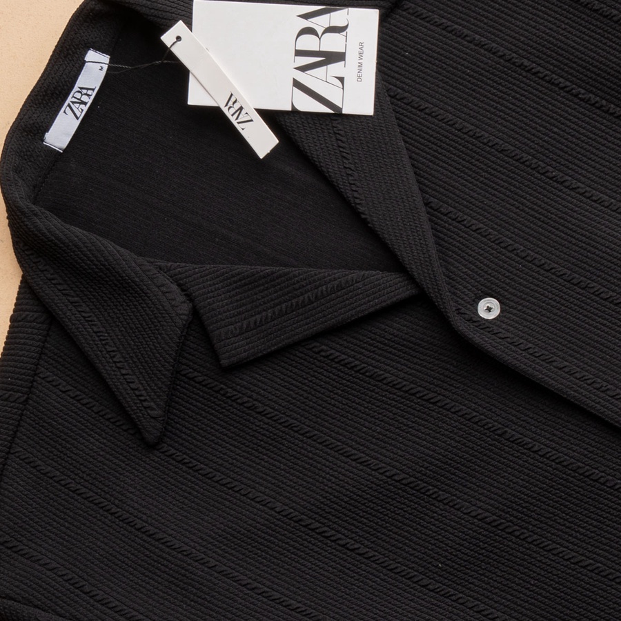سوت ZARA جاكار PQ12 | قميص وبنطلون قطن 100% للجنسين