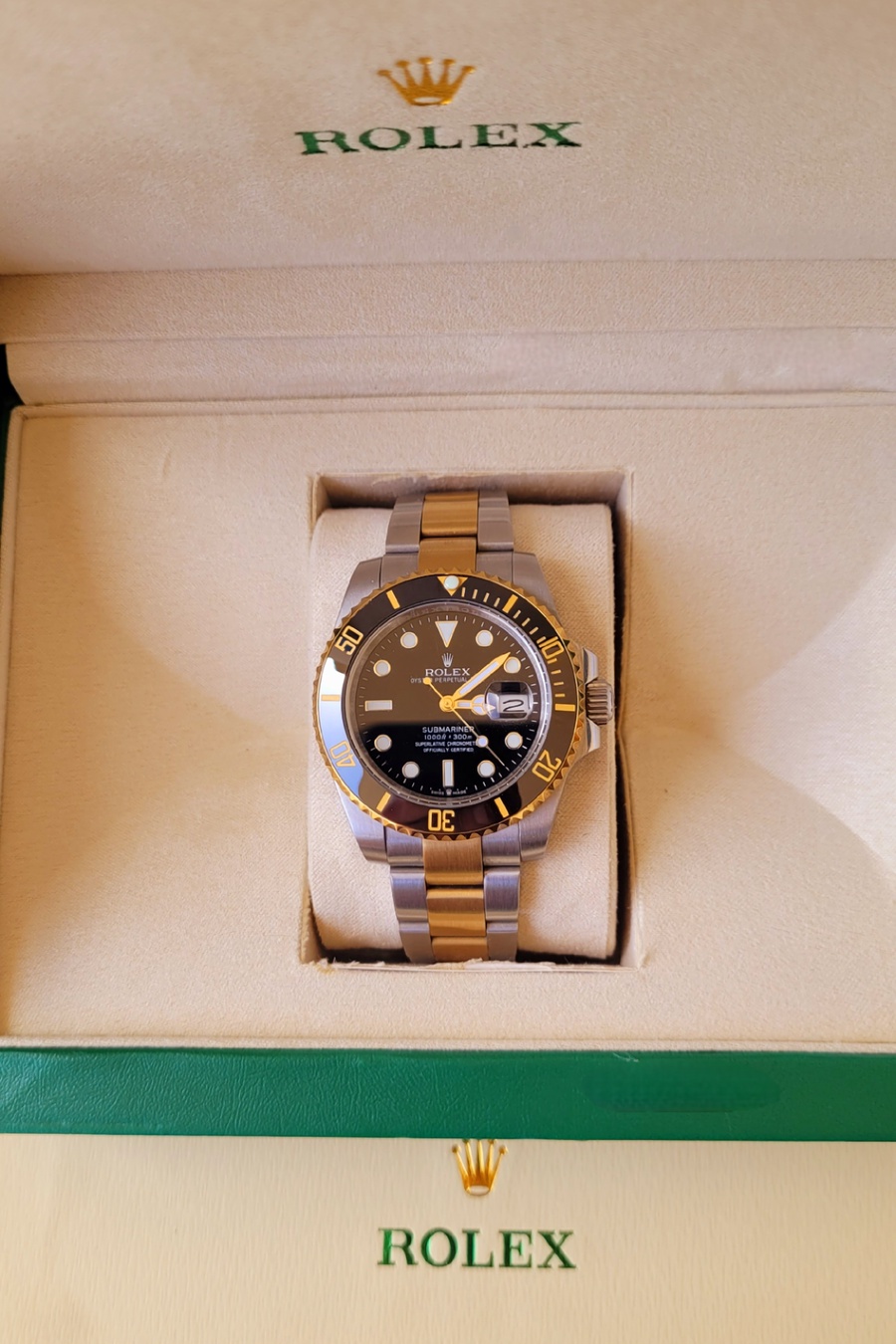 Rolex Submariner Two-Tone Black (Silver&Gold) Gold) – 