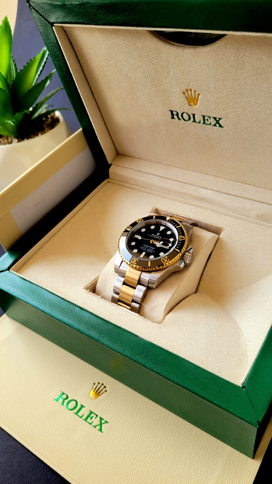 Rolex Submariner Two-Tone Black (Silver&Gold) Gold) – 