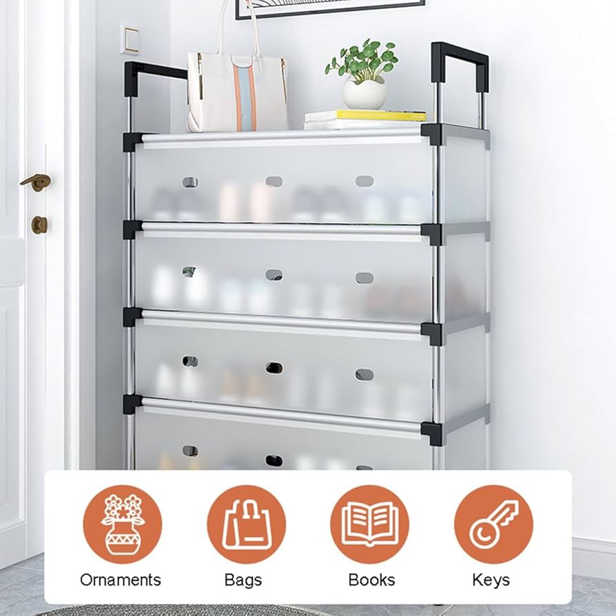 Modern Shoe Cabinet | دولاب أحذية حديث بسعة كبيرة وتهوية للمداخل والغرف