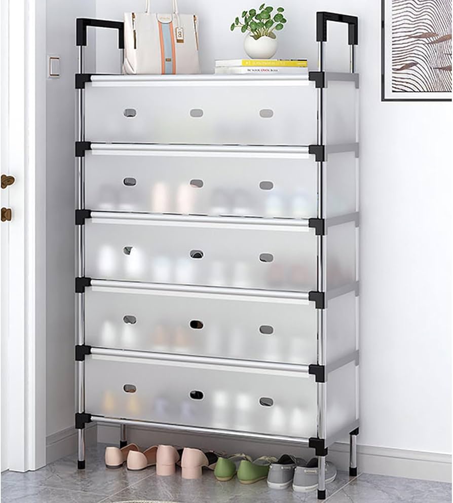 Modern Shoe Cabinet | دولاب أحذية حديث بسعة كبيرة وتهوية للمداخل والغرف