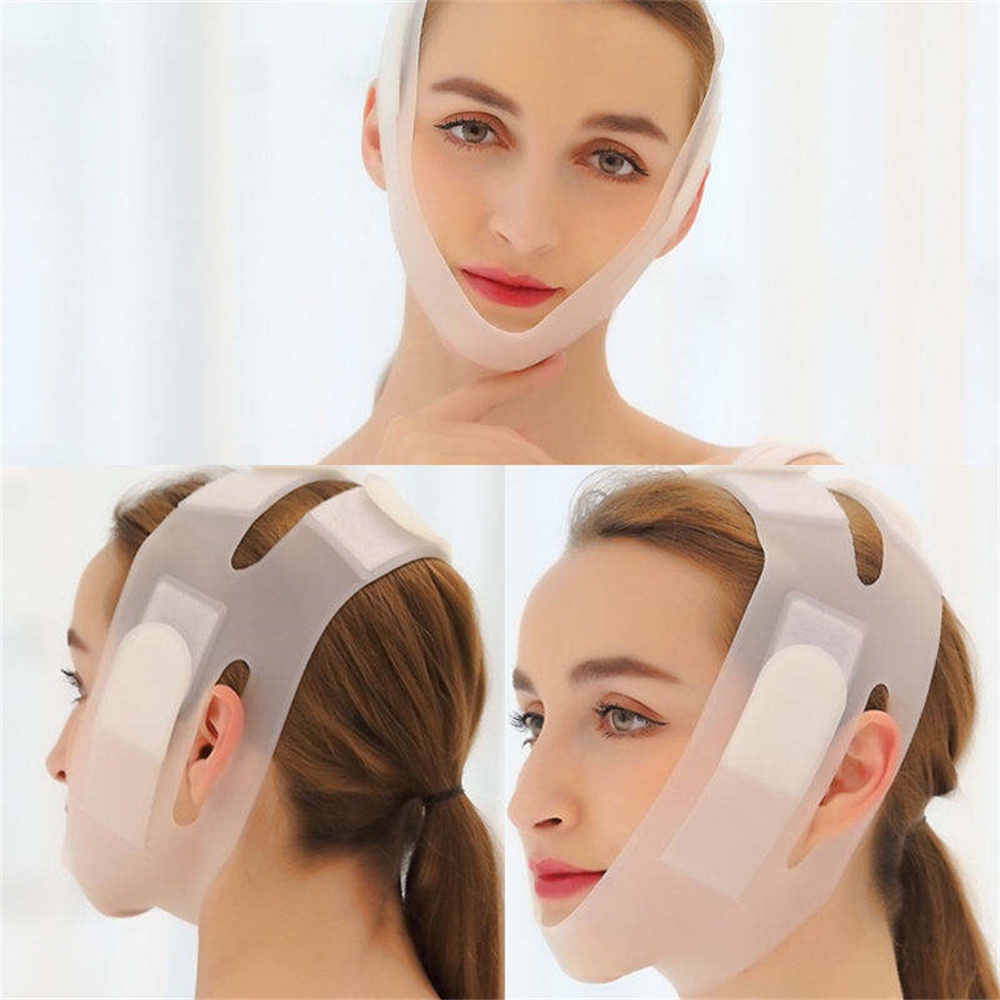 Face Lift V-Line Mask | قناع دعم الفك والذقن لتثبيت كريمات وسيروم العناية بالبشرة