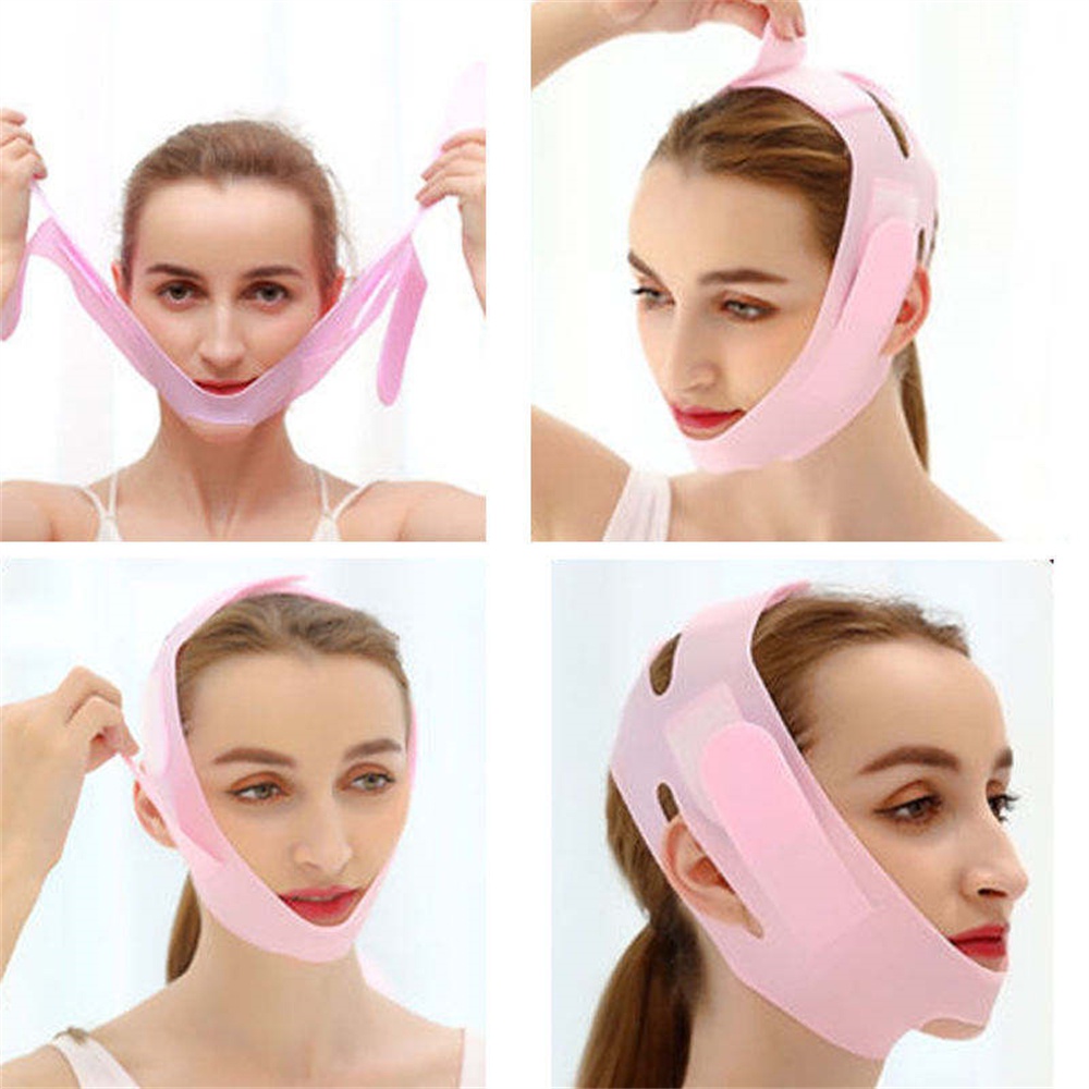 Face Lift V-Line Mask | قناع دعم الفك والذقن لتثبيت كريمات وسيروم العناية بالبشرة