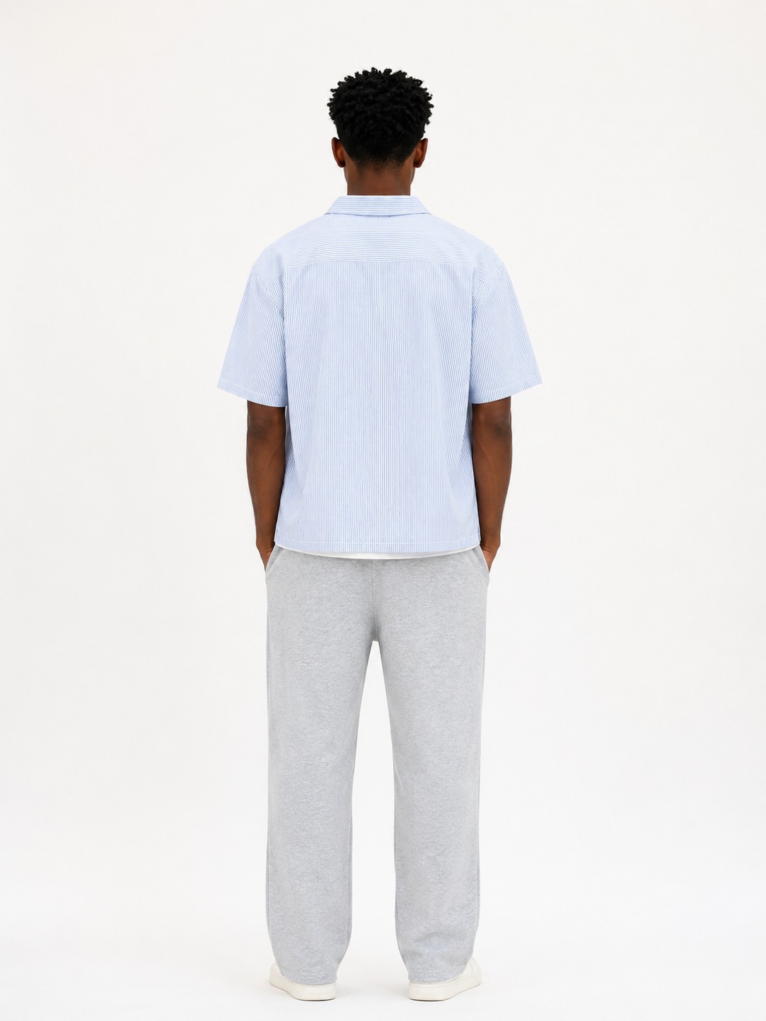 Striped Shirt (Sky Blue)