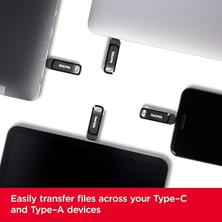 فلاشة SanDisk Ultra Dual Drive Go 32GB بمنفذي USB Type-C وUSB 3.2 Type-A