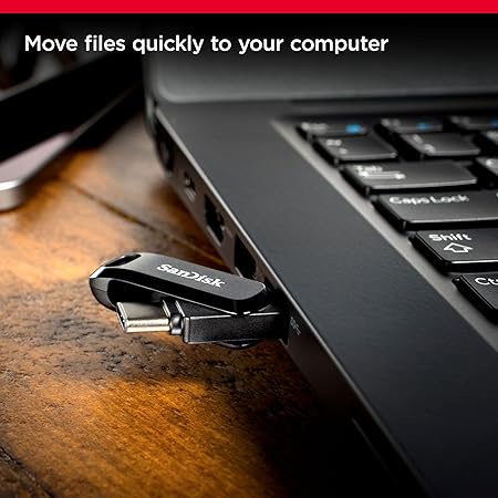 فلاشة SanDisk Ultra Dual Drive Go 32GB بمنفذي USB Type-C وUSB 3.2 Type-A