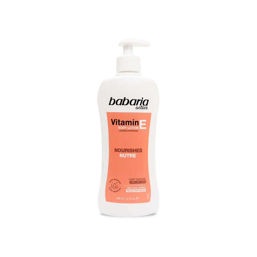 حليب الجسم المرطب والمغذي بفيتامين E من باباريا (500 مل) - Babaria Vitamin E Body Milk