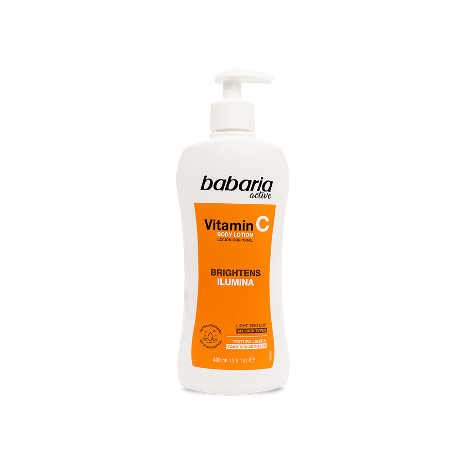 حليب الجسم المفتح والمرطب بفيتامين سي من باباريا - Babaria Vitamin C Body Milk