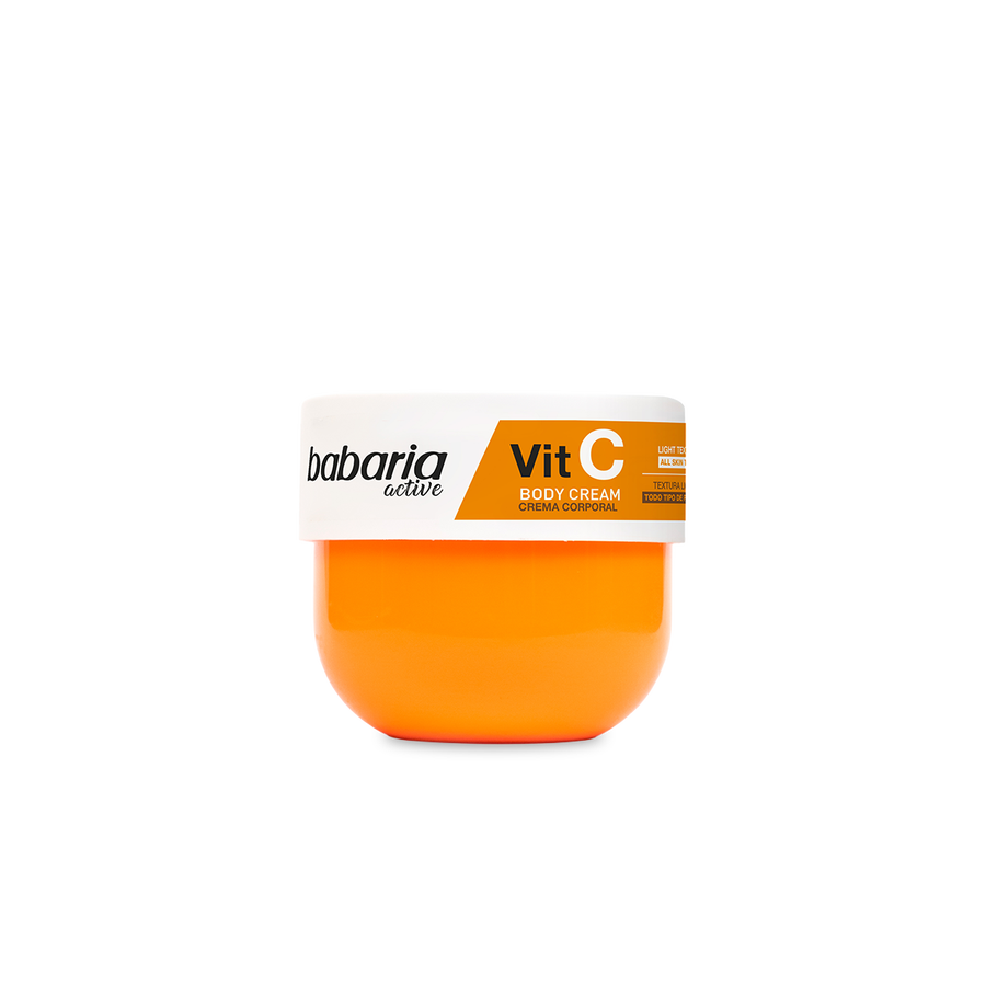 كريم الجسم المفتح والمرطب بفيتامين C من باباريا - Babaria Vitamin C Body Cream (400 مل)