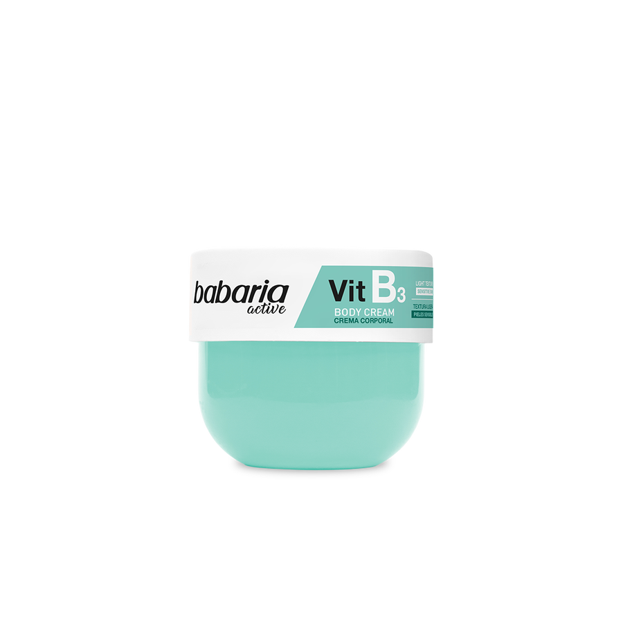 كريم الجسم المجدد والمرطب بفيتامين B3 من باباريا (400 مل) - Babaria Vit B3 Body Cream