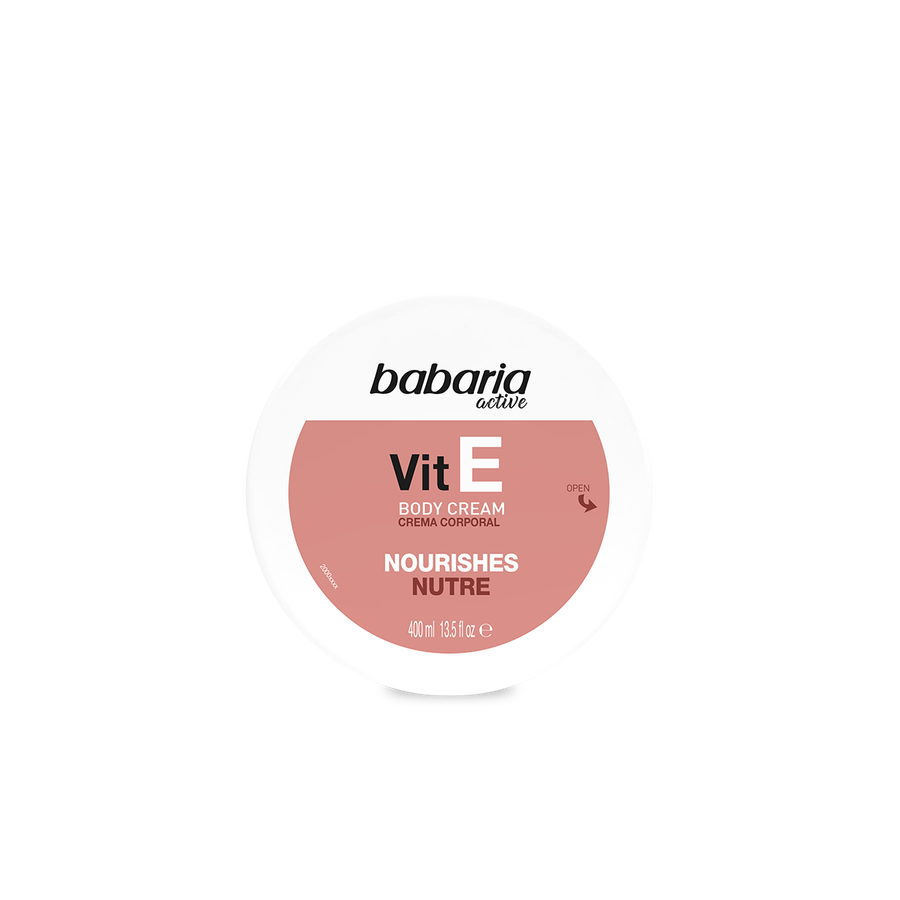 كريم الجسم المغذي والمرطب بفيتامين E من باباريا (400 مل) - Babaria Vit E Body Cream