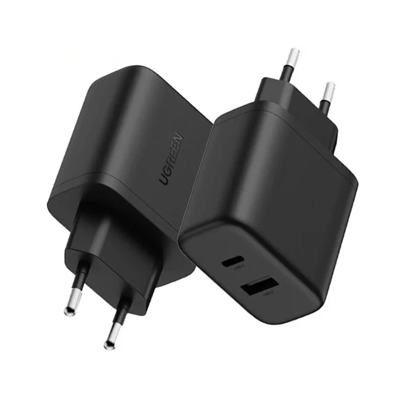  يوجرين ثنائي المنافذ شحن سريع 20 واط -UGREEN 2-port Fast Charger 20w- X227 (ضمان 24 شهر)