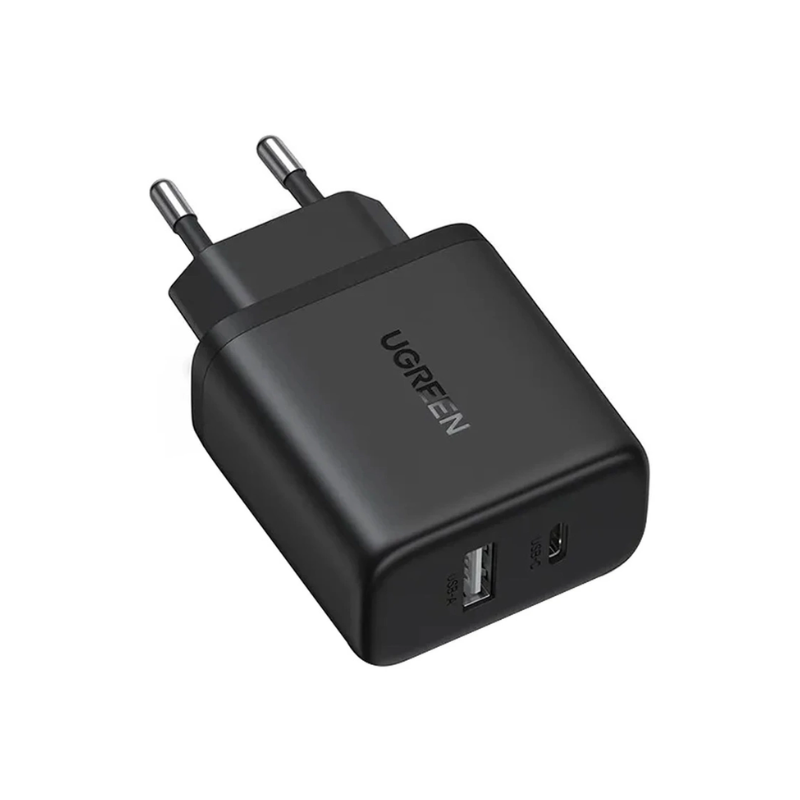  يوجرين ثنائي المنافذ شحن سريع 20 واط -UGREEN 2-port Fast Charger 20w- X227 (ضمان 24 شهر)