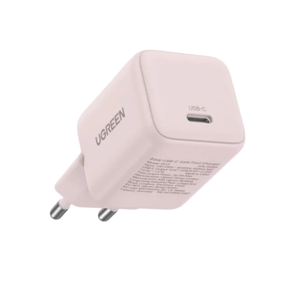 UGREEN USB-C GAN Fast Charger 20w x512 (ضمان 24 شهر)