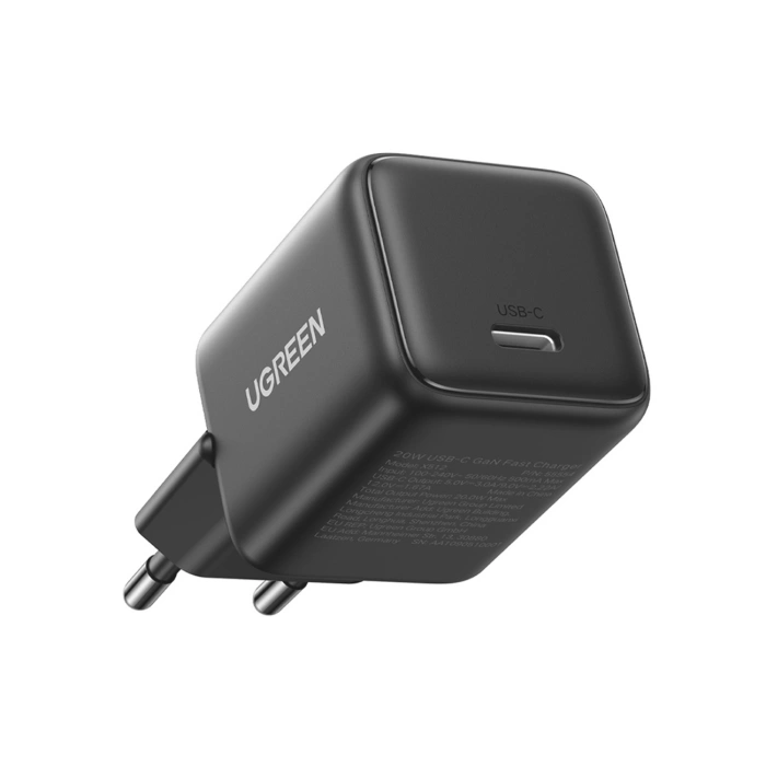 يوجرين سريع منفذ تايب سي بتقنية جان 30 واط -UGREEN USB-C GAN Fast Charger 30w X513 (ضمان 24 شهر)