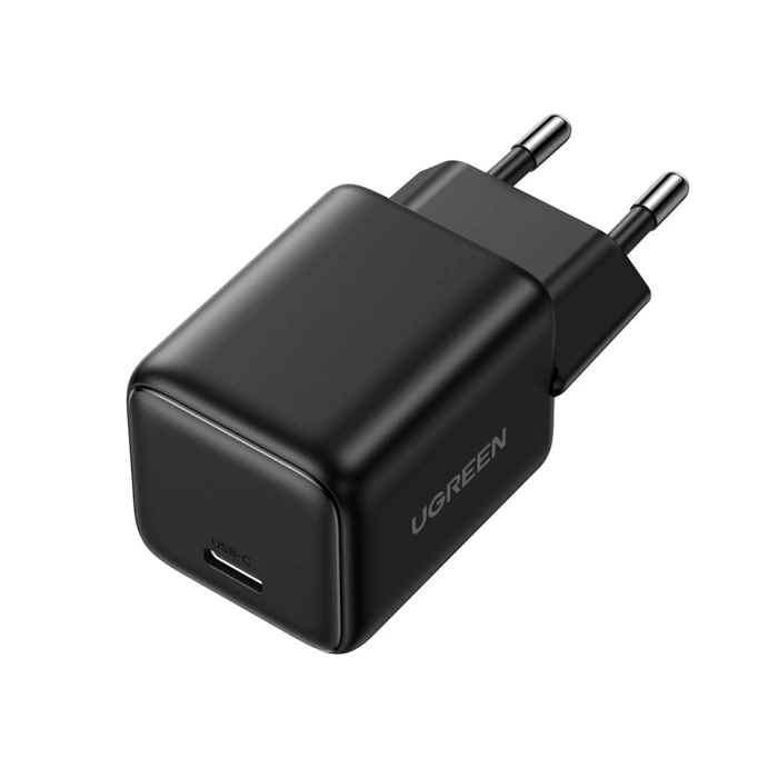 يوجرين سريع منفذ تايب سي بتقنية جان 30 واط -UGREEN USB-C GAN Fast Charger 30w X513 (ضمان 24 شهر)