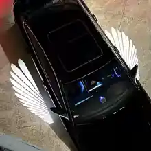 قطعة اضواء على شكل اجنحة للسيارة