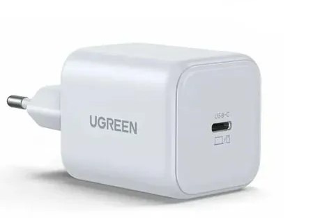 يوجرين سريع بقوة 45 واط بتقنية جان بمنفذ يو إس بي سي  -UGREEN USB-C GAN Fast Charger 45w x524 (ضمان 24 شهر)
