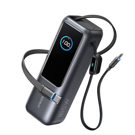 ANKER POWER BANK FAST 25k 165W A1695H11 (ضمان 18شهر)