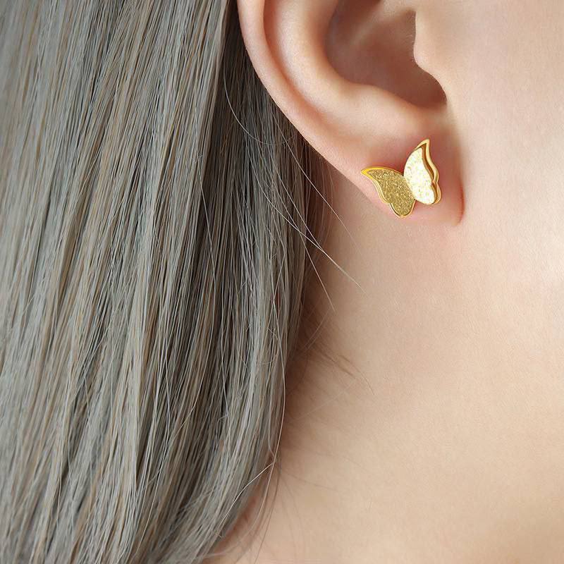 Butterfly Stud Earrings