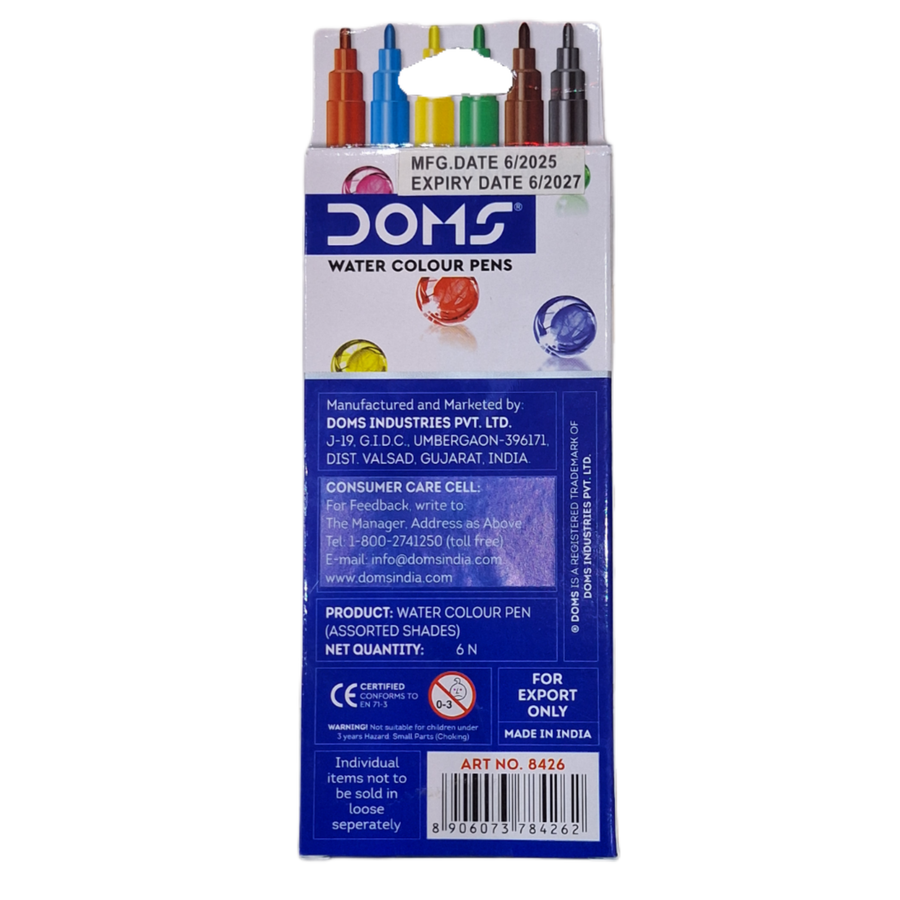 الوان فلوماستر (DOMS) 6 لون