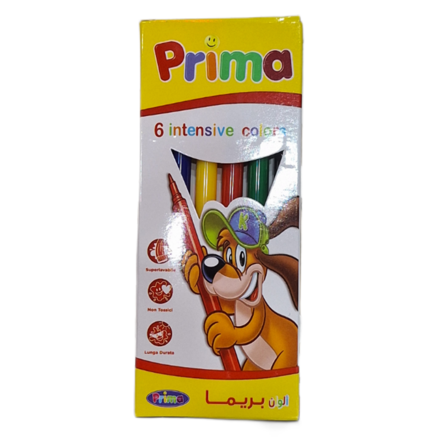 الوان فلوماستر (Prima) 6 لون