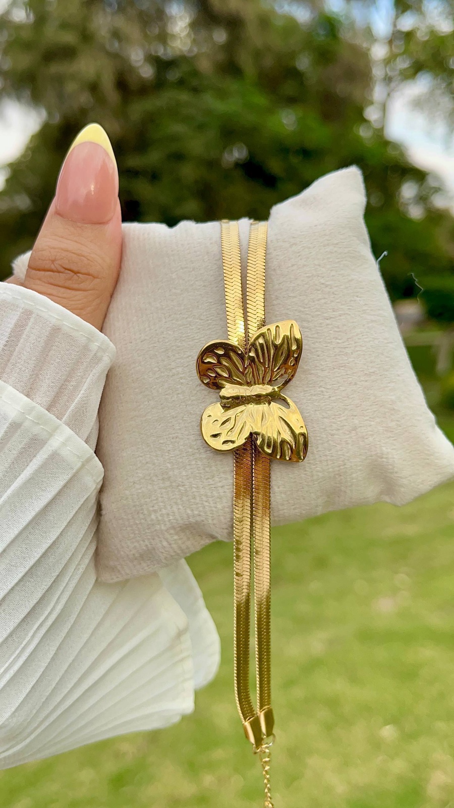Golden Butterfly Bracelet